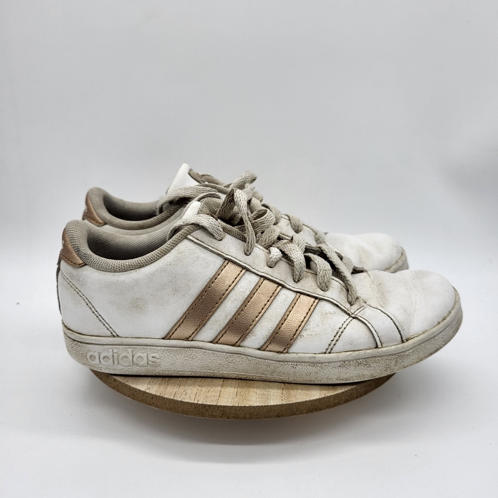 Adidas | Rose gold size 3 low tops